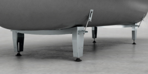 Ноги стальные прикручивающиеся для ванн BLB Europa-Mini 105х70 см с сиденьем A05EROS30