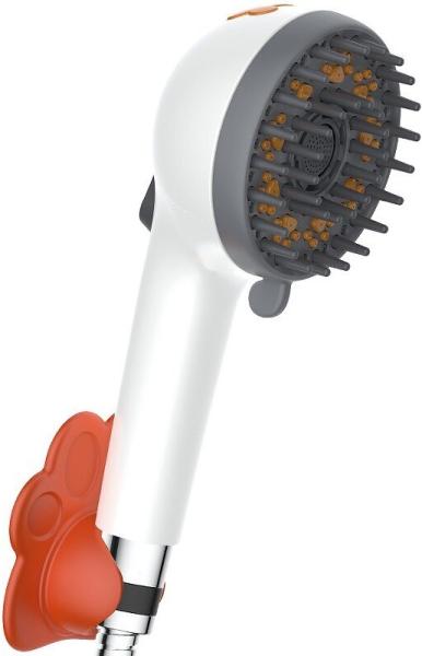 Лейка для душа Lemark LM8151PS для животных, 4-х режимная, белая