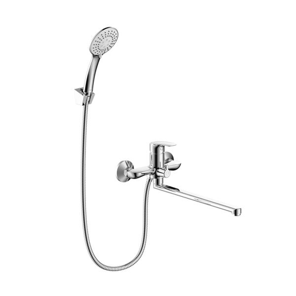 Смеситель для ванны Milardo Rora RORSB00M10, длинный излив