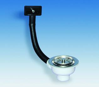 Сифон для мойки MCALPINE OR2-113S 1 1/2" х 113мм