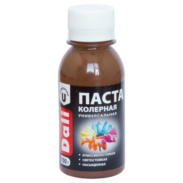 Паста колерная универсальная коричневая 0,1кг DALI