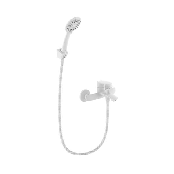 Смеситель для ванны Milardo Rora RORWT00M02, белый