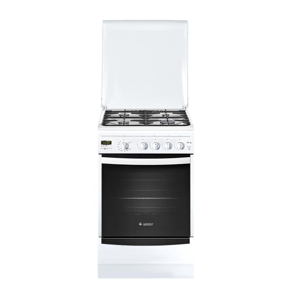 Плита газовая Gefest ПГ 5100-04, белая, 50 см