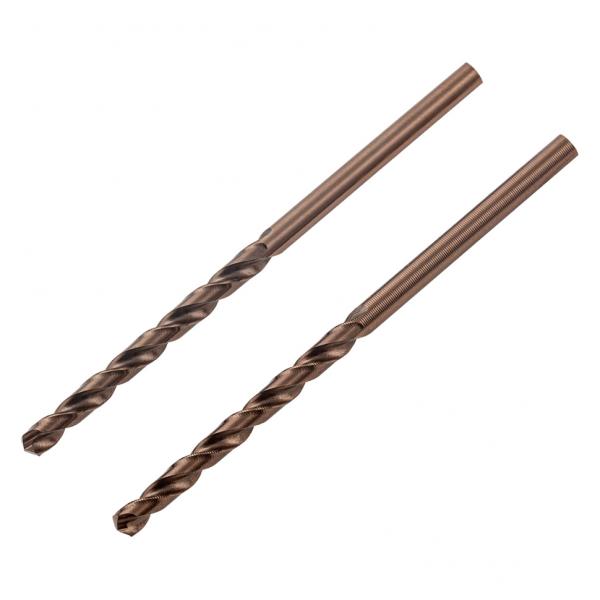 Сверло по металлу 3x61/33 мм, 2шт HSS-Co, цилиндрический хвостовик, GROSS
