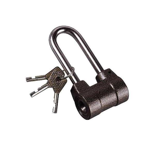 Замок навесной ВС2-4А-01, блистер, удл. дужка, ЧАЗ