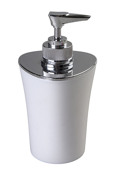 Дозатор для жидкого мыла Duschy Wiki white белый 355-03