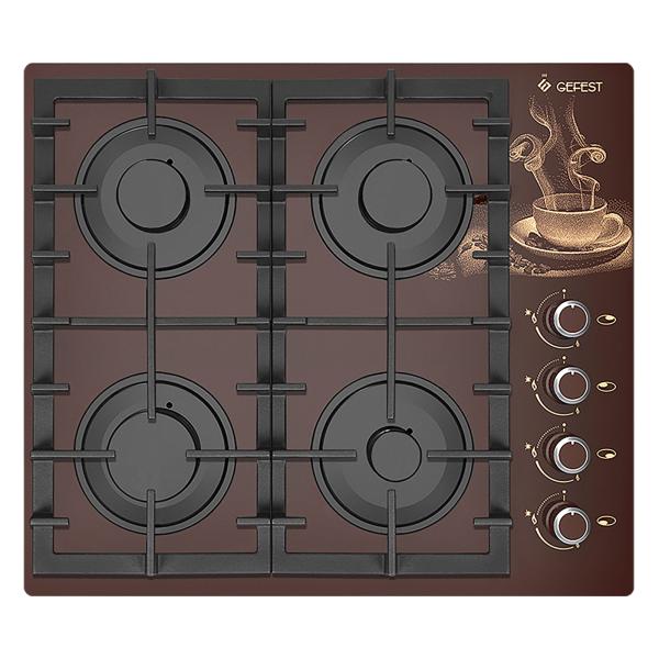 Панель варочная газовая Gefest СГ СВН 2230 К17, коричневая