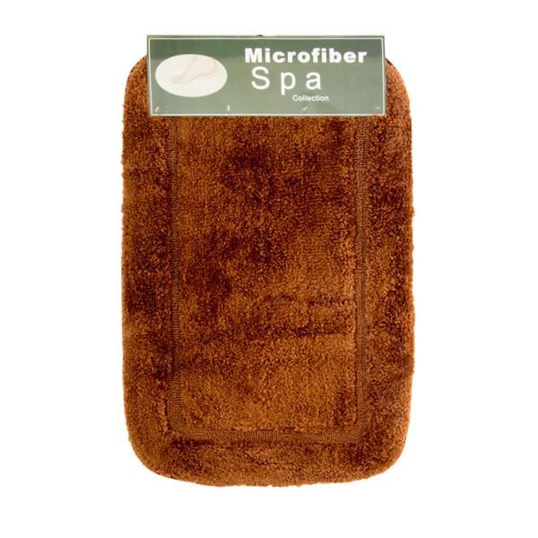 Коврик для ванной комнаты Zalel Lux Border 80х50 см, коричневый