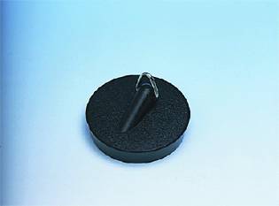 HC57 Пробка для слива 60мм черная резина McAlpine