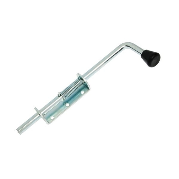 Задвижка дверная ЗД-10, Металлист, цинк, круглый ригель