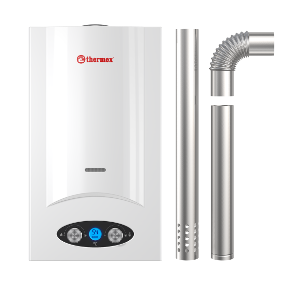 Водонагреватель газовый проточный Thermex GRAND G 20 TD Pro, закрытая камера сгорания, 351104