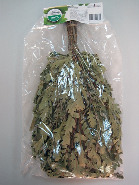 Веник для бани дубовый (с мятой)