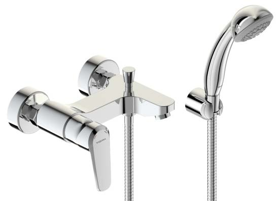 Смеситель для ванны Vidima BA267AA БАЛАНС, литой излив