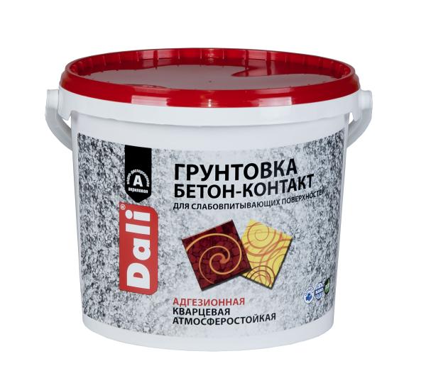 Грунтовка "Бетон-контакт" 6кг "DALI"