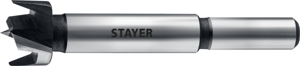 Сверло Форстнера 15 мм, цилиндрический хвостовик, Stayer