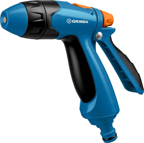 Пистолет поливочный GRINDA PROLine B-R, двухкомпонентный, курок сзади (арт.429111)