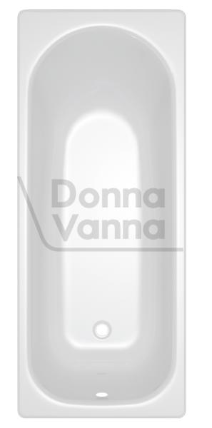 Ванна стальная Donna Vanna Аула 160x70 см 2,3 мм с опорной подставкой, с антибактериальным покрытием