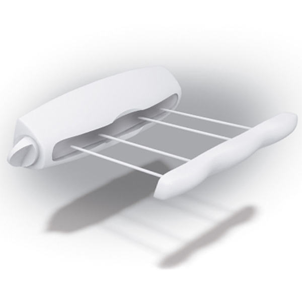 Сушилка для белья настенная Gimi Rotor 4, длина 14 м, белая 1059