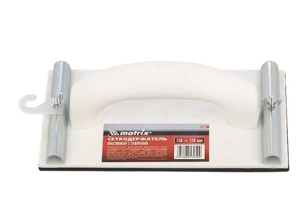 Сеткодержатель, 230х120мм, пластиковый с зажимом (75853) (MATRIX)