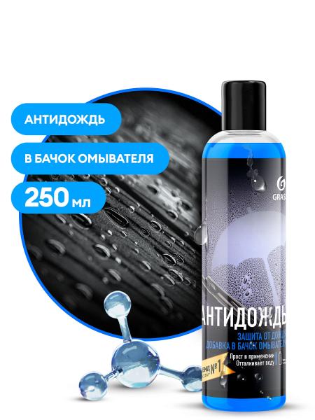Средство д/стекол и зеркал "Антидождь" (в бачок омывателя) 250 мл, Grass