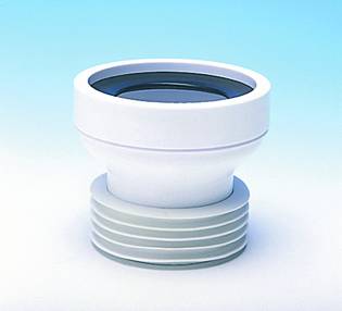 Прямая короткая фановая труба MC"ALPINE MRWC1 с прокладкой