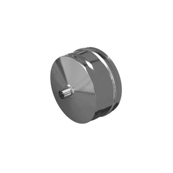 Конденсатоотвод для трубы (нерж сталь 0,5 мм) Ф125 внешняя