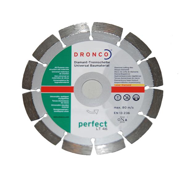 Диск алмазный по бетону 230х2,4x22,23 мм Perfect LT 46 сегментный, Dronco