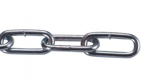 Цепь D  6мм, DIN 763, длиннозвенная, оцинкованная
