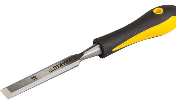 Стамеска-долото PRO-Cut 18мм, двухкомпонент. рукоятка, STAYER Profi (18205-18)