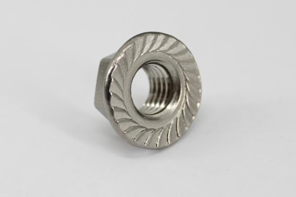 Гайка М 10 с фланцем Din6923 А2 нерж