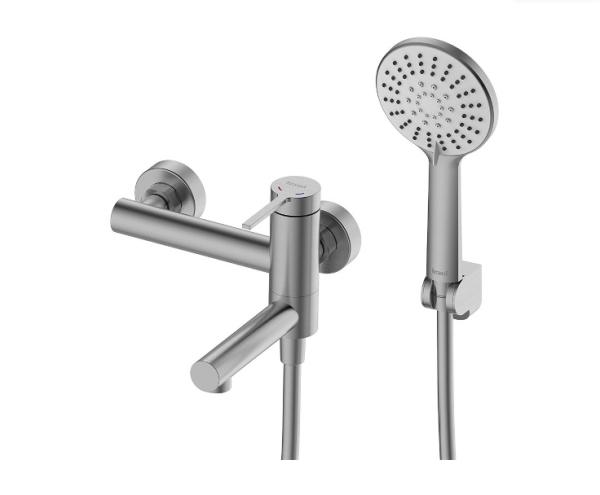 Смеситель для ванны Rossinka Rodchenko RSF-1722S-SSN, сталь