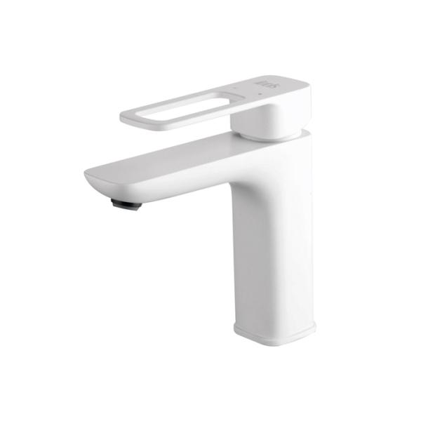 Смеситель для раковины Iddis Slide SLIWT00i01, белый матовый