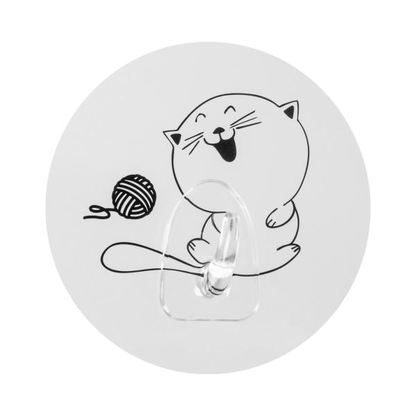Крючок Fora Happy Cats белый FOR-HC070
