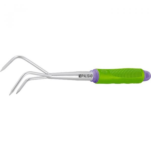 Рыхлитель 3-зубый, 70х330мм, стальной, пластик. рукоятка, Connect (арт.63006) PALISAD