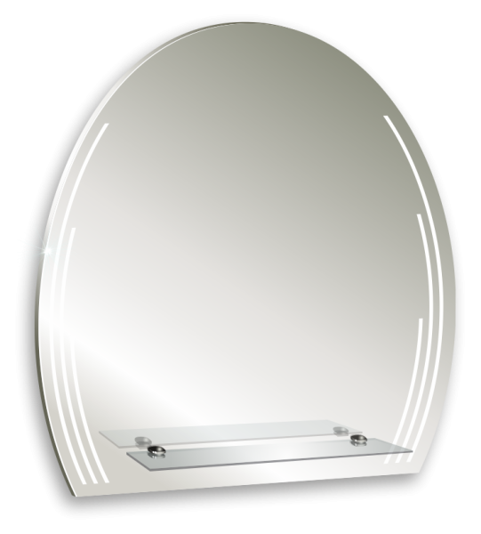 Зеркало Silver Mirrors Партер с полкой 57x59,5 см
