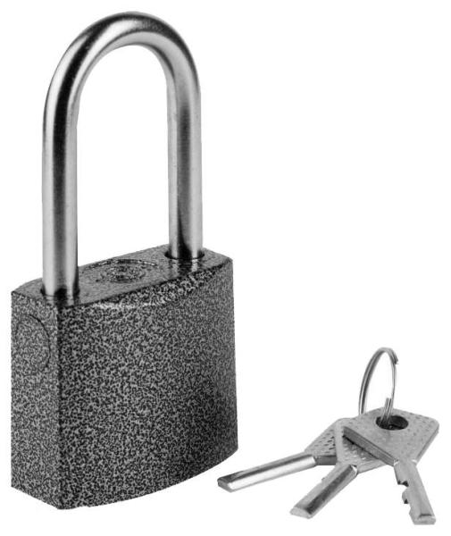 Замок навесной ВС2-49-01, блистер, удл. дужка, ЧАЗ