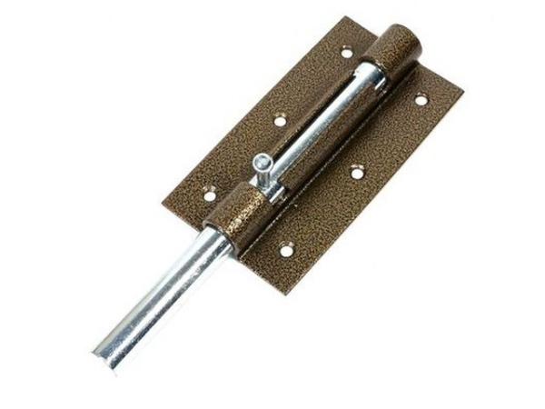 Задвижка дверная ЗД-09, Металлист, полимер серебро, круглый ригель