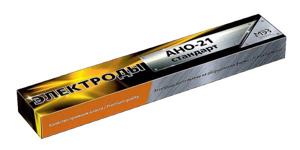 Электроды АНО-21 Стандарт d 3 мм, упаковка 1кг, МЭЗ
