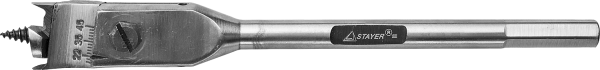 Сверло по дереву перовое 22-76x152 мм, шестигранный хвостовик, Stayer