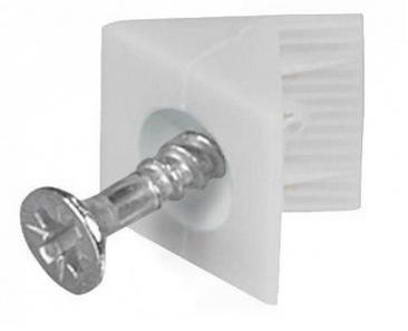 Держатель задней стенки 15х10 мм, белый, Hafele, 260.09.710