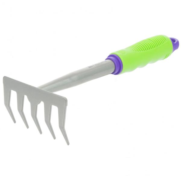 Грабли 5-зубые 115х275мм, стальные, пластик. рукоятка, Connect (арт.63003) PALISAD