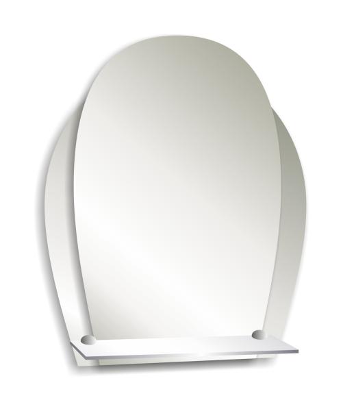 Зеркало Silver Mirrors Дельфин с полкой 44,5x58см