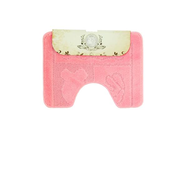 Коврик для туалета Zalel 55х45 см, розовый