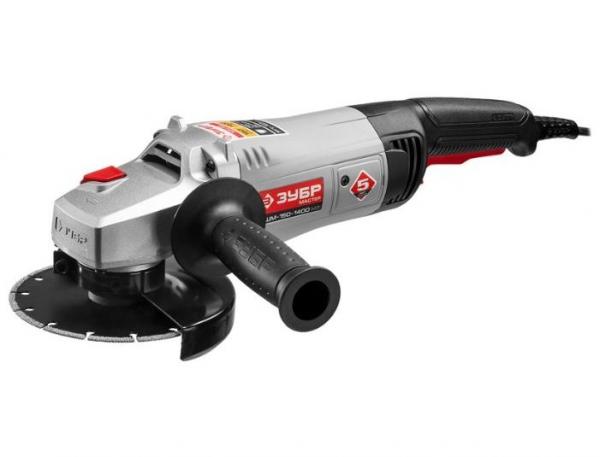 Углошлифовальная машина (болгарка), ЗУБР УШМ-150-1400 М3, 1400 Вт, 150 мм, 8500 об/мин, удлиненная рукоятка, коробка