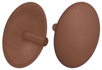 Заглушка для корпусов стяжек Confirmat 12х3 мм, коричневая, Hafele, 045.01.106