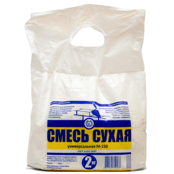Смесь универсальная цементная Р-10 (М150) 2 кг ВТВ