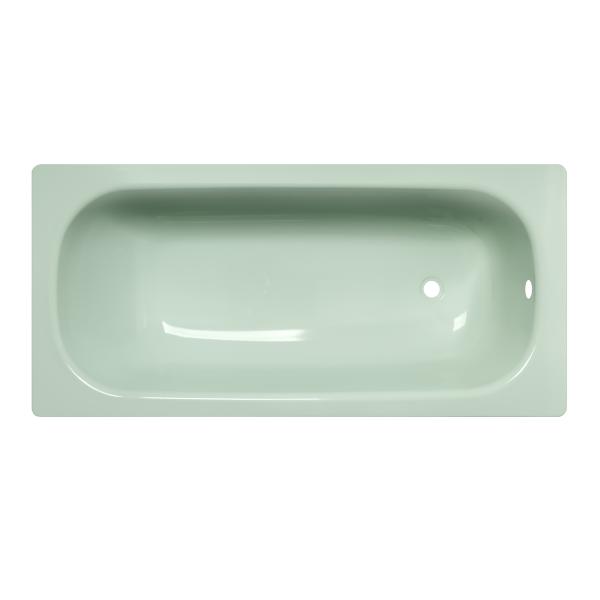 Ванна стальная Donna Vanna 170x70 см с опорной подставкой, с антибактериальным покрытием, цвет зелёная мята