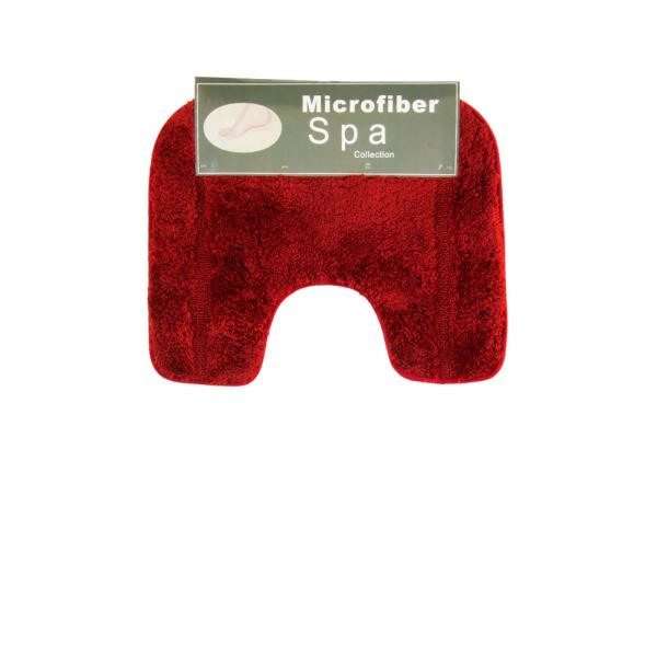 Коврик для туалета Zalel Lux Border 55х45 см, темно-бордовый