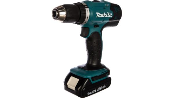 Дрель-шуруповерт аккумуляторная Makita DDF453SYE, 18 В, Li-Ion, 2 АКБ, ЗУ
