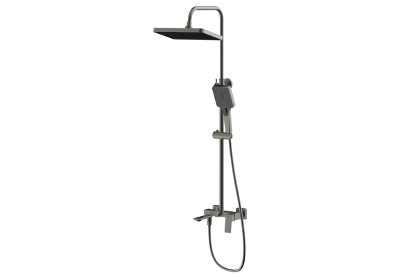 Душевая система Avrora Orta AV6240GM оружейная сталь